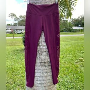 Victorias Secret Sport Burgundy Leggings
